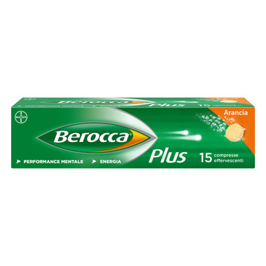 Berocca - Plus Integratore Vitamine Minerali Per Energia E Concentrazione 15 Compresse
