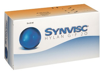 Synvisc - 3x2 Ml Fiale Acido Ialuronico Confezione 3 Siringhe Preriempite 2 Ml (Dispositivo Medico CE)
