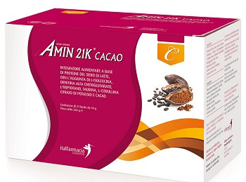 Amin 21k - Italfarmacia Gusto Cacao Confezione 21 Bustine Da 15,61 Gr