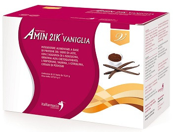 Amin 21k - Italfarmacia Gusto Vaniglia Confezione 21 Bustine Da 15,61 Gr