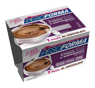 Pesoforma - Coppa Mono Pasto Gusto Cioccolato Confezione 210 Gr