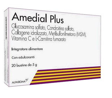 Amedial Plus - Confezione 20 Bustine (Scadenza Prodotto 01/2026)