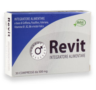 Wellvit - Revit Ritardante Naturale Utile Nel controllo Della Eiaculazione Precoce Confezione 30 Compresse