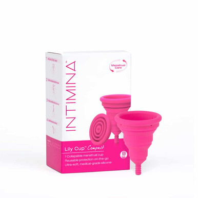 Intimina - Lily Cup Compact Coppetta Mestruale Pieghevole Portatile Misura B Confezione 1 Coppetta