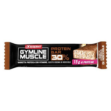 Enervit - Gymline Muscle Protein Barretta 32% Gusto Nocciola Confezione 48 Gr