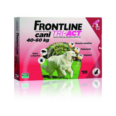Frontline - Tri-Act Antiparassitario Cani da 40 a 60 kili Confezione 3 Pipette img