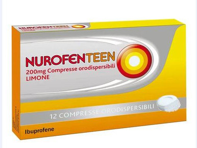 Nurofenteen - Ibuprofene Orodispersibili Gusto Limone 12 Compresse 200 mg