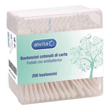 Alvita - Bastoncini Cotone Confezione 200 Pezzi