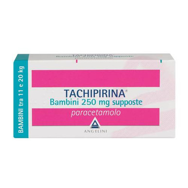 Tachipirina - Bambini 250 Mg Tra 11 e 20 Kg Confezione 10 Supposte