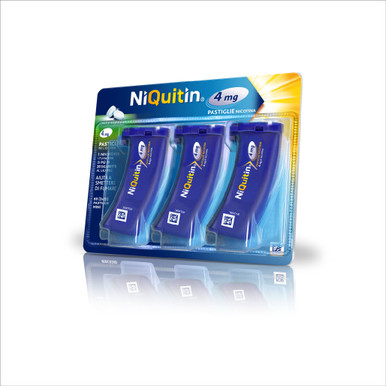 NiQuitin - Nicotina 4 Mg Confezione 60 Pastiglie Per Smettere di Fumare