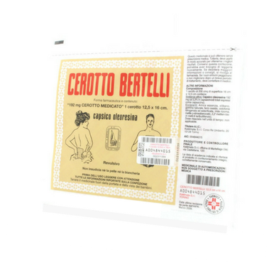 Cerotto Bertelli - Confezione 1 Cerotto 12,5X16 Cm