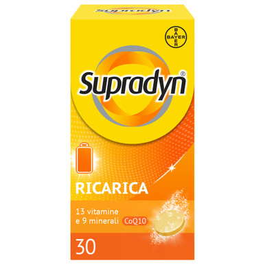 Supradyn - Ricarica Integratore Multivitaminico E Minerali 30 Compresse Effervescenti