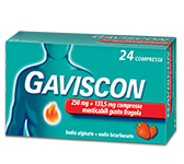 Gaviscon - Compresse Masticabili Gusto Fragola Confezione 24 Compresse