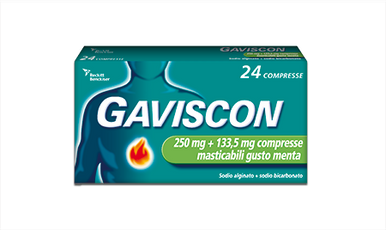 Gaviscon - Compresse Masticabili Gusto Menta Confezione 24 Compresse