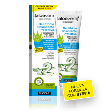 Zuccari - Aloe Vera Dentifricio Stevia Confezione 100 Ml