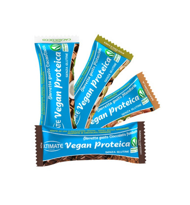 Ultimate - Barretta Vegana Proteica Cacao/Cocco Confezione 40 Gr