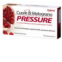 Optima naturals - Cuore Di Melograno Pressure Confezione 30 Compresse (Scadenza Prodotto 05/2026)