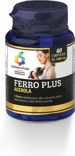 Optima naturals - Colours Of Life Ferro Plus e Acerola Confezione 60 Compresse