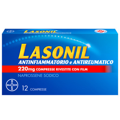 Lasonil - Antidolorifico E Antinfiammatorio Contro Dolore 12 Compresse