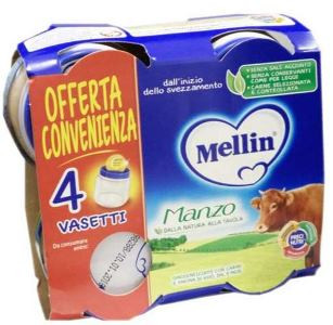 Mellin - Omogeneizzato Manzo Confezione 4X80 Gr