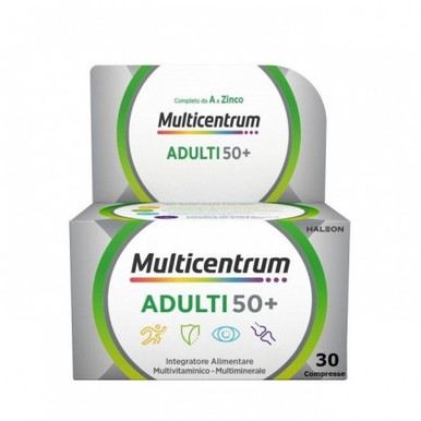 Multicentrum - Adulti 50+ Confezione 30 Compresse (Scadenza Prodotto 02/2026)