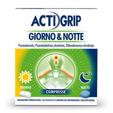 Actigrip - Giorno&Notte Confezione 12+4 Compresse