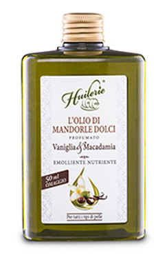 Huilerie - Olio di Mandorle Dolci Vaniglia e Macadamia Compresse 300 Ml