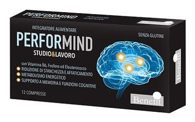 Benefit - Performind Studio e Lavoro Integratore Concentrazione Confezione 15 Compresse