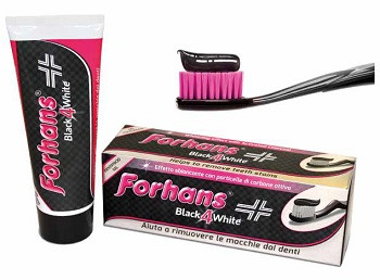 Forhans - Dentifricio Gel Black4White Confezione 75 Ml