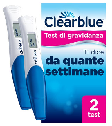 Clearblue - Test Di Gravidanza Con Indicatore Delle Settimane Confezione 2 Test