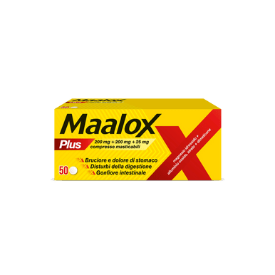 Maalox - Plus Confezione 50 Compresse Masticabile