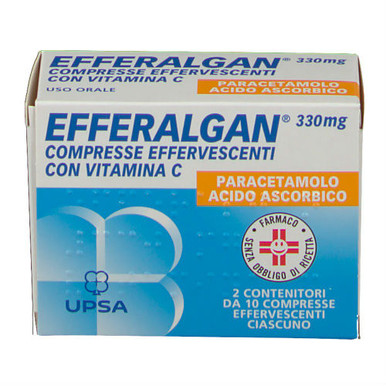 Efferalgan - Effervescente 330+200 Mg Confezione 20 Compresse