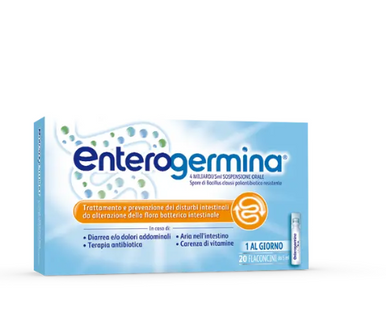 Enterogermina - Fermenti Lattici 4 Miliardi Sospensione Orale Confezione 20 Flaconcini