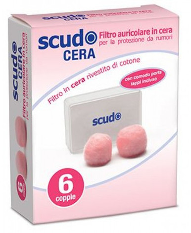 Earplug - Scudo Tappi Cera Confezione 6 Paia