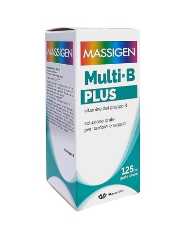 Massigen - Multi-B Plus Sciroppo Per Stanchezza Dei Bambini Confezione 125 Ml