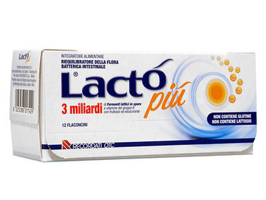 Lacto - Più Fermenti Lattici 3 Miliardi Confezione 12 Flaconi