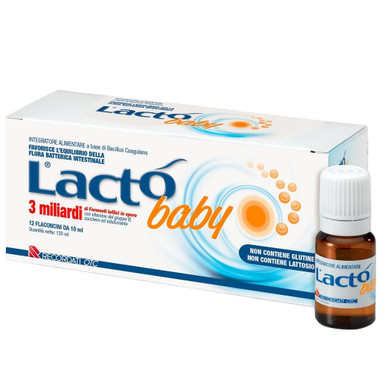 Lacto - Baby Fermenti Lattici 3 Miliardi Confezione 12 Flaconi