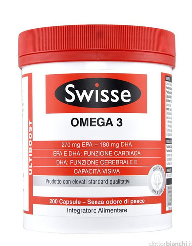 Swisse - Omega 3 1500 Mg Confezione 200 Capsule