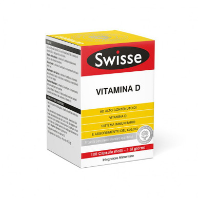Swisse - Vitamina D3 Confezione 100 Capsule Molli