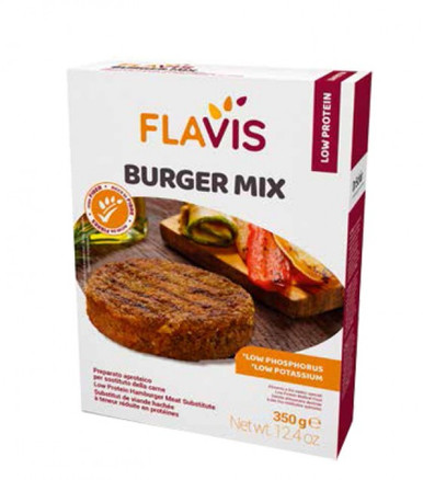 Flavis - Burger Mix Aproteico Confezione 350 Gr