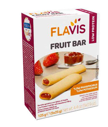 Flavis - Fruit Bar Aproteico Confezione 125 Gr