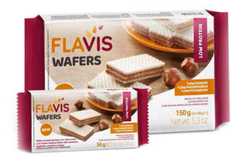 Flavis - Wafer Nocciola Aproteico Confezione 150 Gr