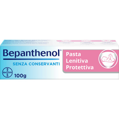 Bepanthenol - Pasta Lenitiva Protettiva Prurito E Irritazione Da Pannolino 100 Gr