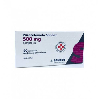 Sandoz - Paracetamolo 500 Mg Confezione 20 Compresse