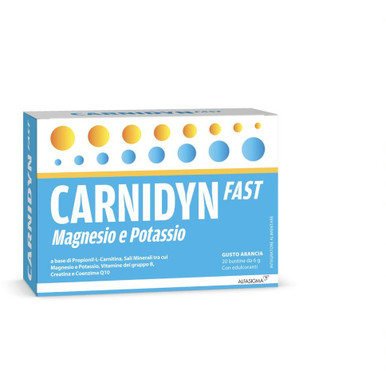 Carnidyn - Fast Magnesio E Potassio Confezione 20 Bustine