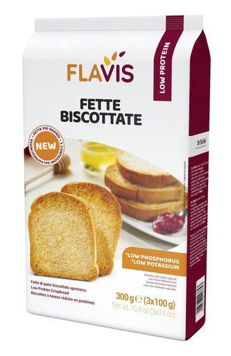 Flavis - Fette Biscottate Aproteiche Confezione 300 Gr