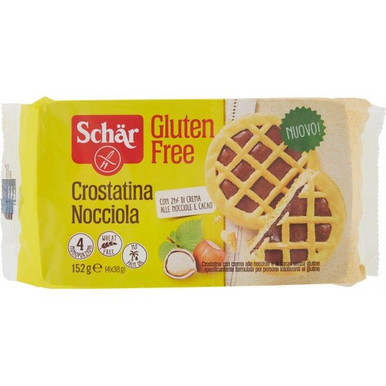Schar - Crostatina Nocciola Senza Glutine Confezione 4X38 Gr