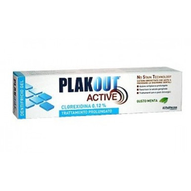 PlakOut - Active Dentifricio Clorexidina 0.12% Confezione 75 Ml