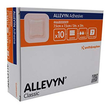 Smith & Nephew - Allevyn Adhesive 7.5X7.5 Cm Confezione 10 Pezzi (Confezione Danneggiata)