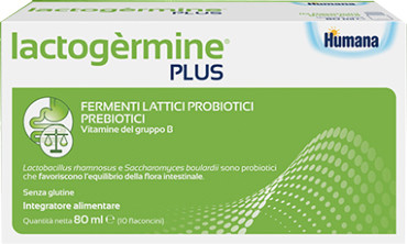 Humana - Lactogermine Plus Fermenti Lattici Confezione 10 Flaconcini